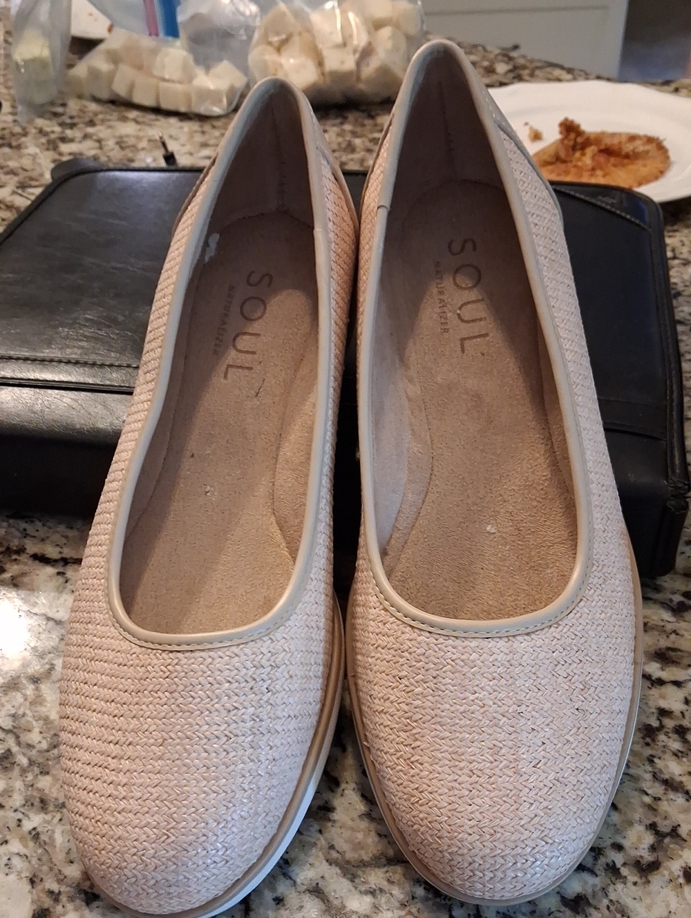 Naturalizer Woven Ballet Flats in Beige